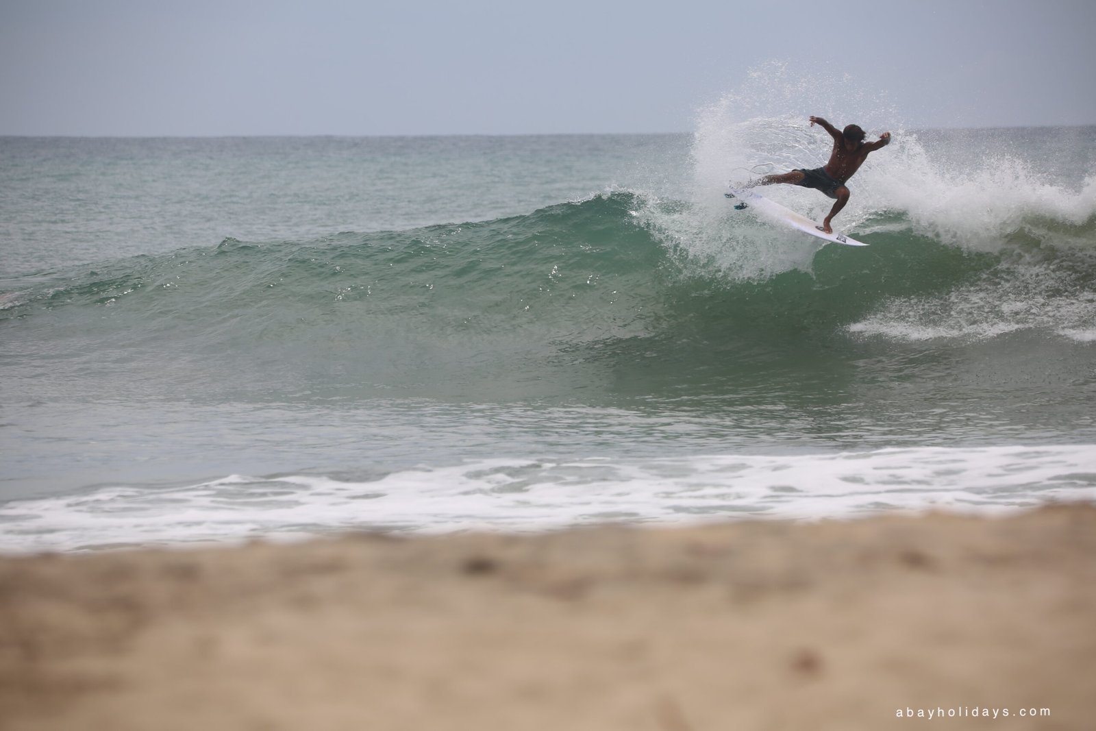 Surfing in Arugam Bay, Sri Lanka