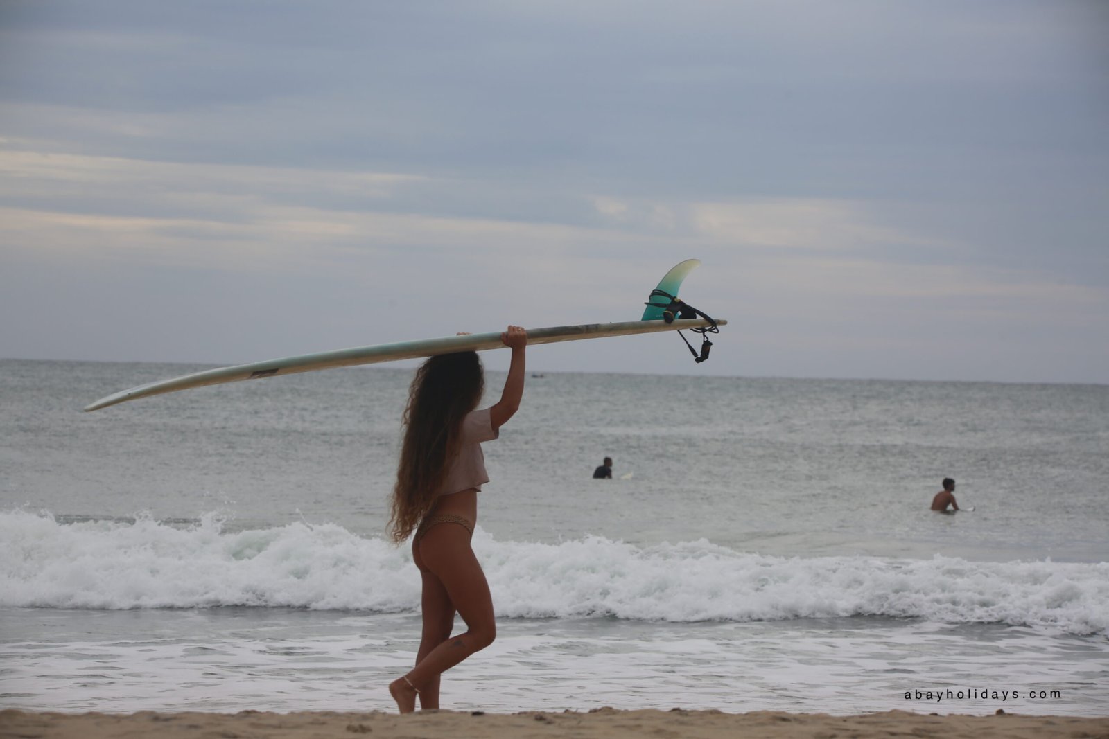 Surfing action in Arugam Bay, Sri Lanka