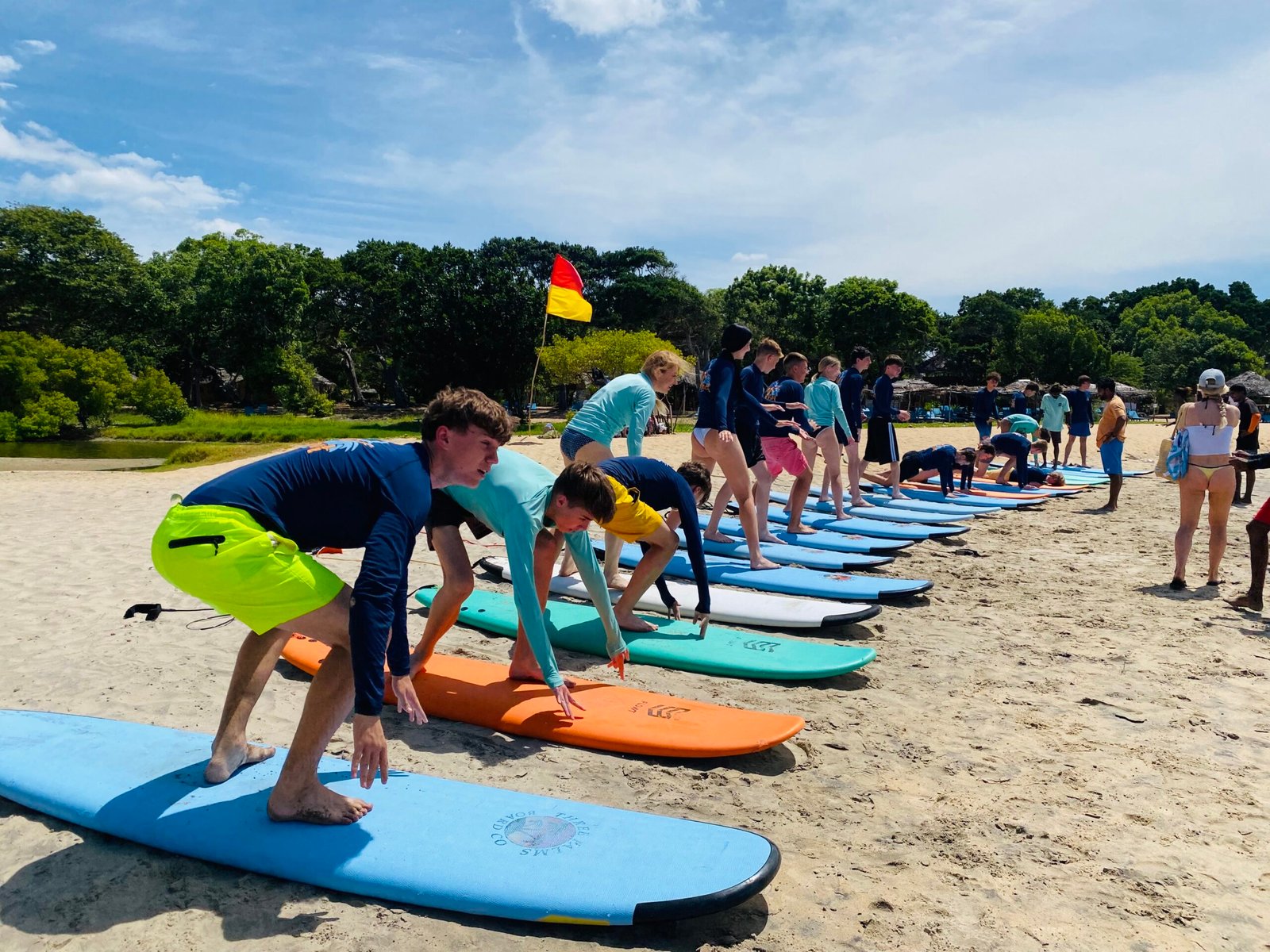 Surfing on Sri Lanka's east coast near Arugam Bay