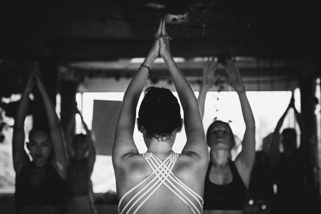Illustrative yoga class in Sri Lanka